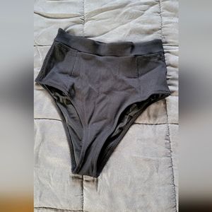 Aerie Ribbed Pocket High Waisted Swim Bikini Bottom